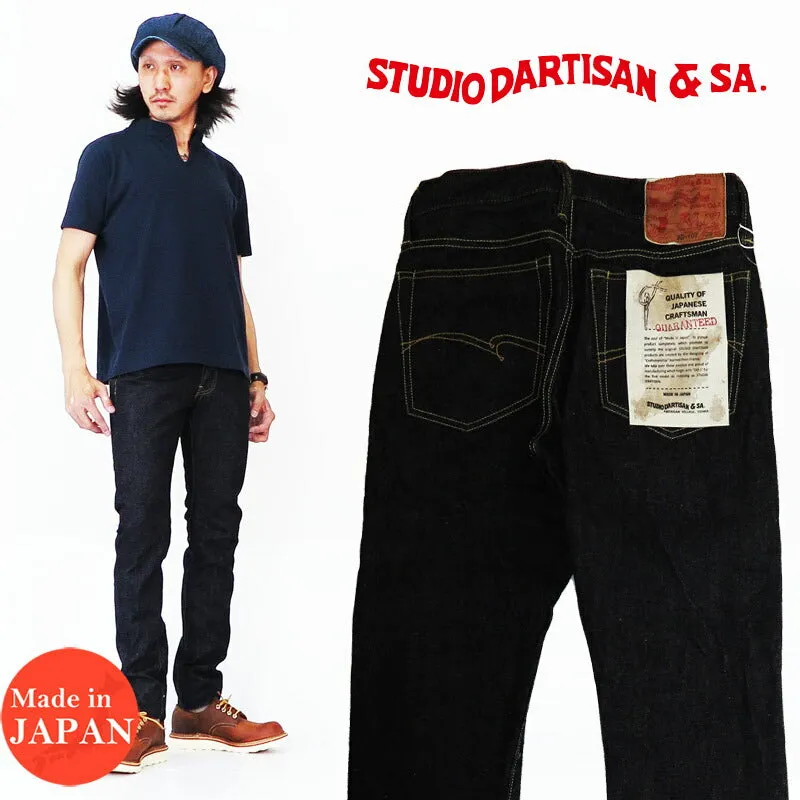 ダルチザン ステュディオ・ダ・ルチザン STUDIO D'ARTISAN スーパータイト ジーンズ 15oz ワンウォッシュ スリム テーパード ローライズ SD-107