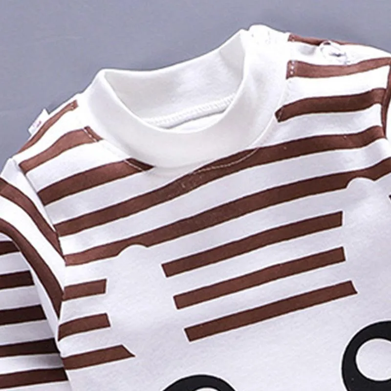 2-piece Stripes Pajamas & Pants for Children Boy