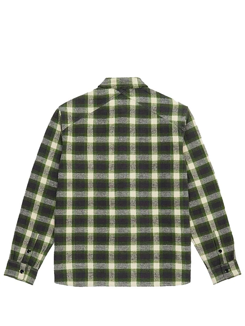 3sixteen Emerald Crosscut Shaggy Check Shirt