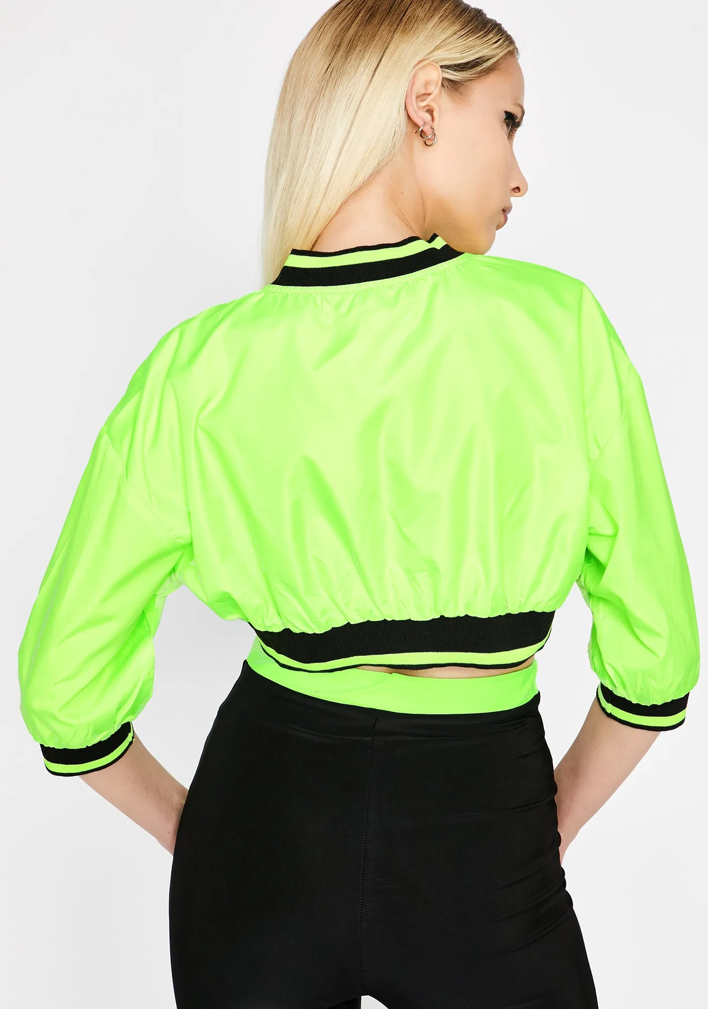 Acid Shut Up N' Drive Cropped Jacket