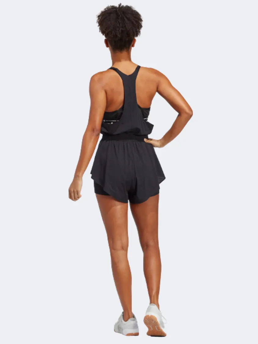 Adidas Woven One-Piece Women Training Overall Black