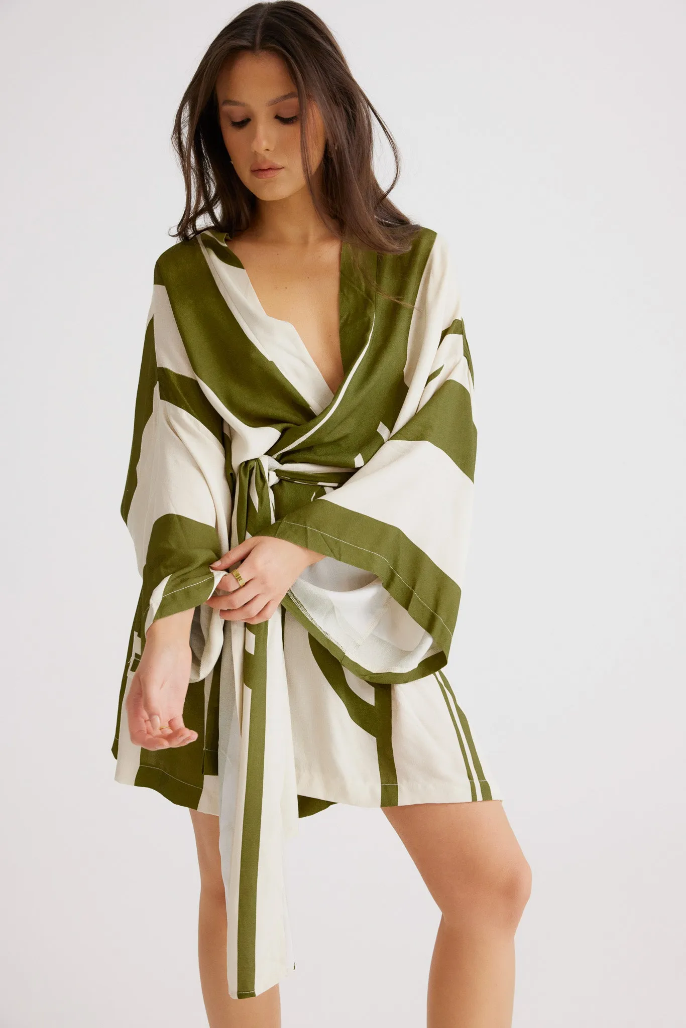 ALBA WRAP DRESS