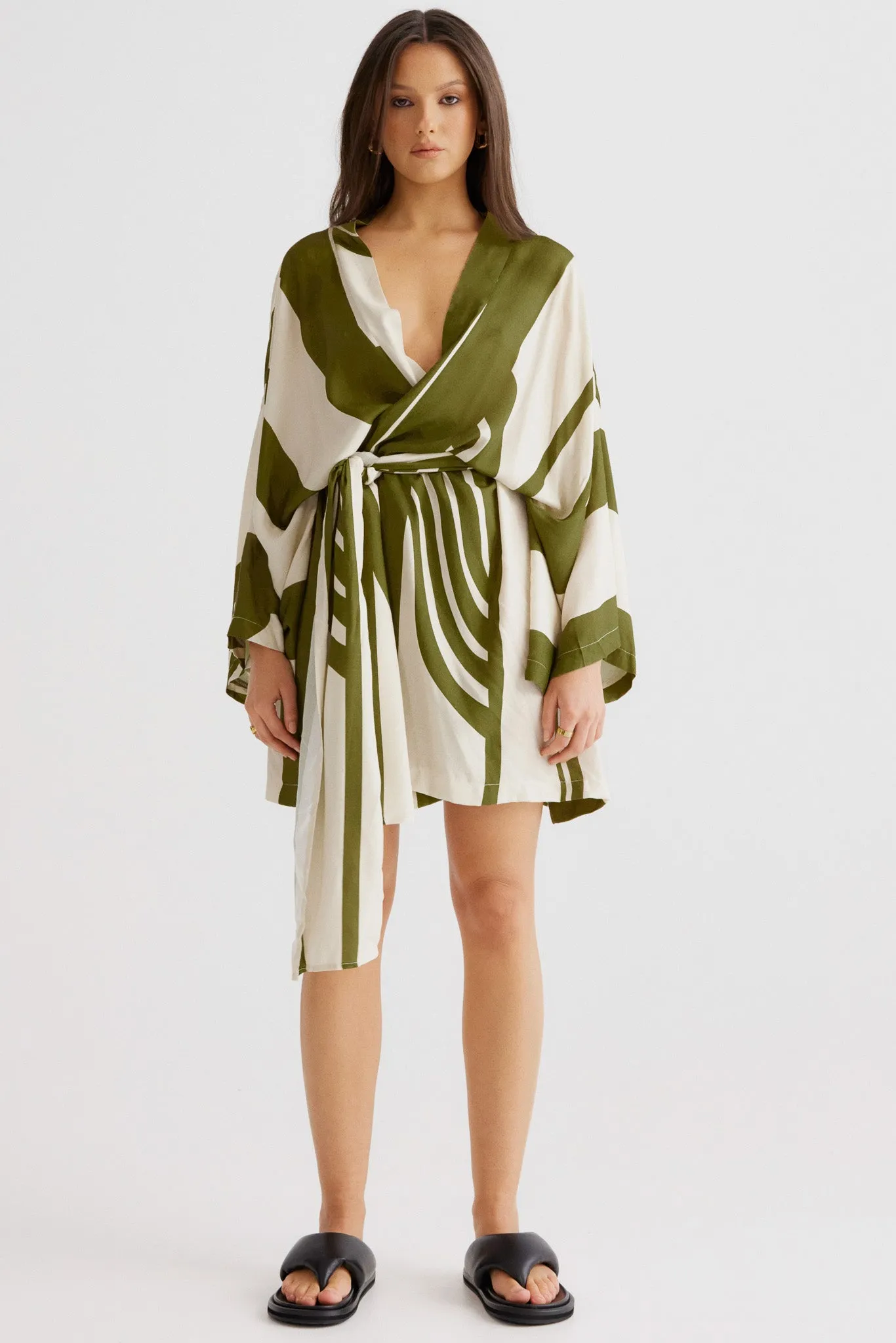 ALBA WRAP DRESS