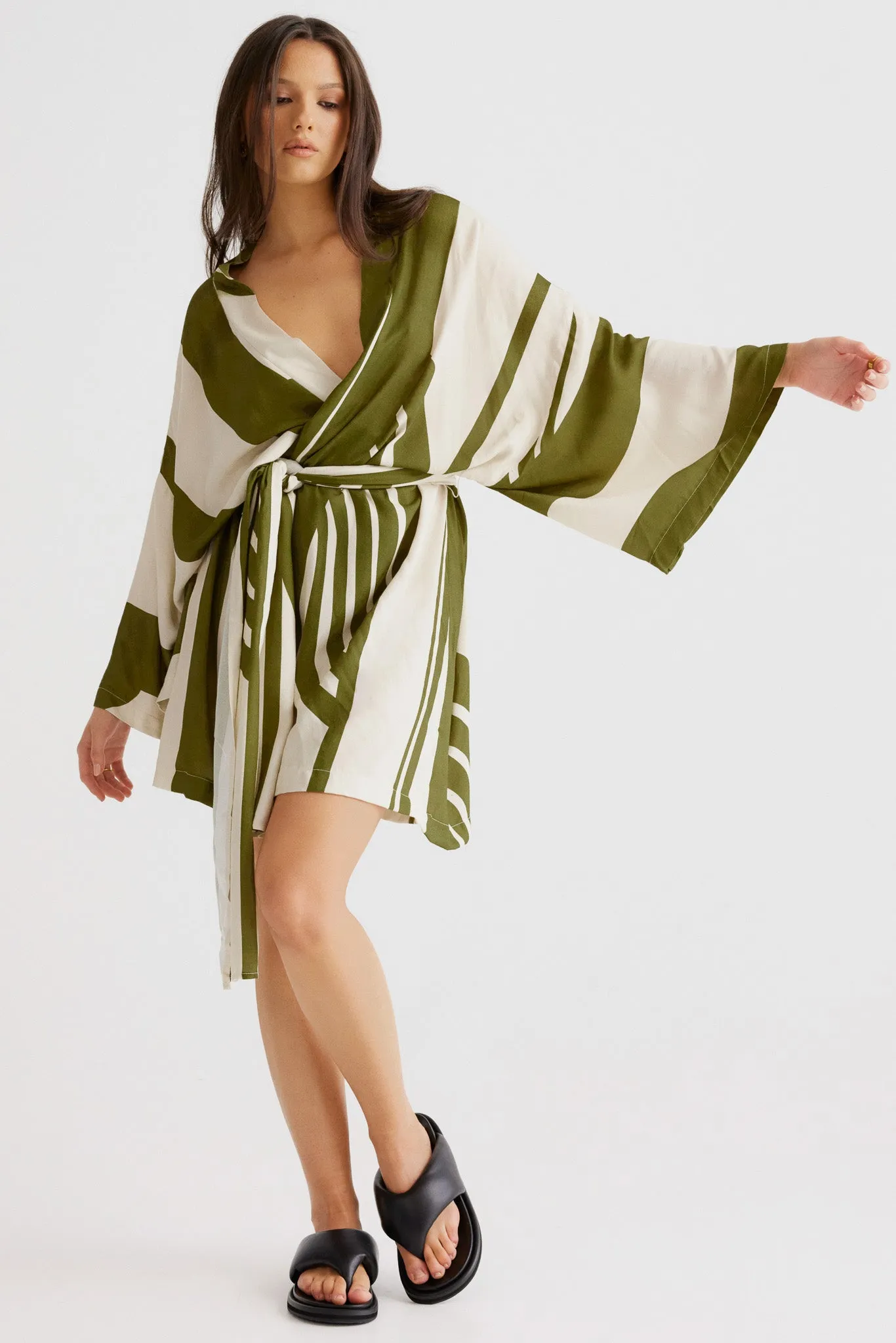 ALBA WRAP DRESS