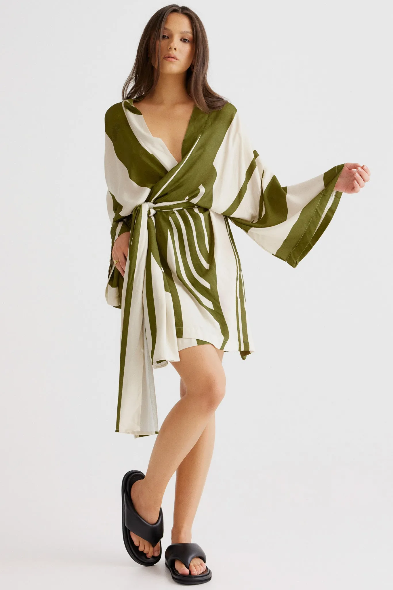 ALBA WRAP DRESS