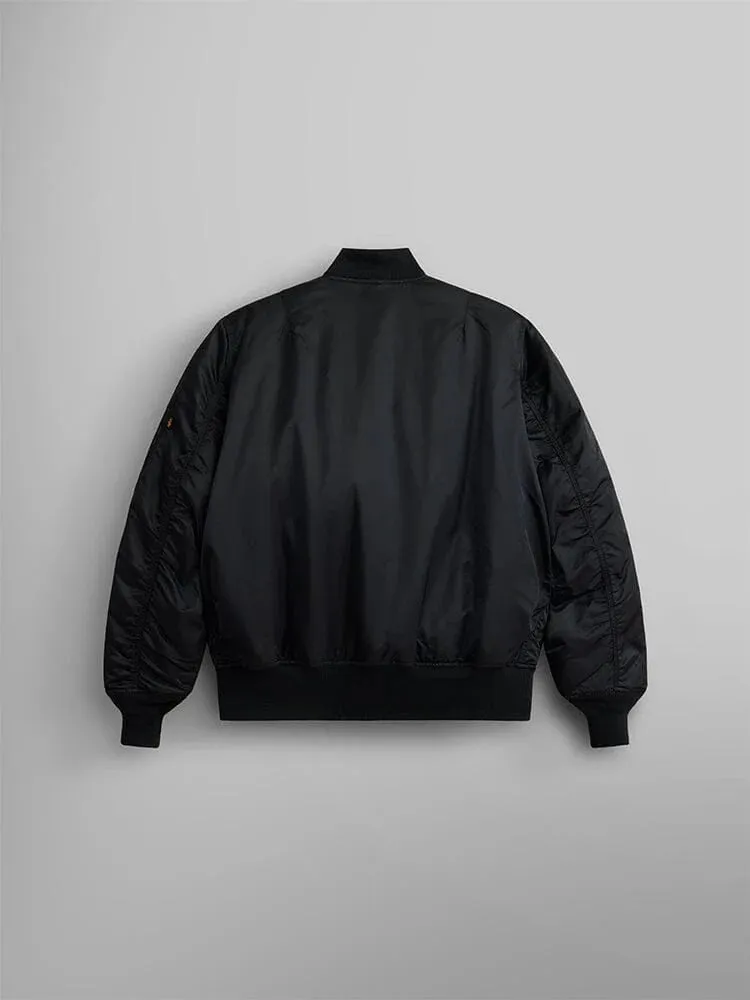 Alpha MA1 Flight Jacket- Black-   This Classic never goes out of style!