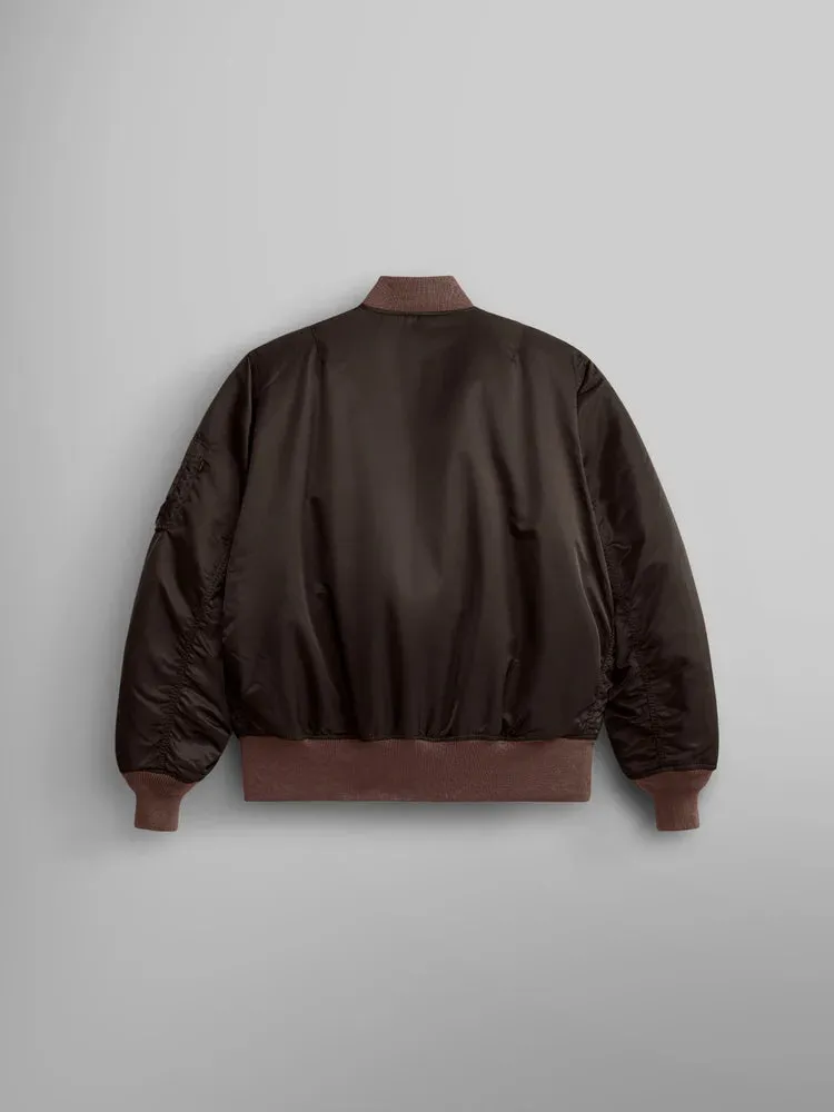 Alpha MA1 Flight Jacket- Chocolate-This Classic never goes out of style!