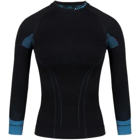 Alpinus Tactical Base Layer Women's Thermoactive Sweatshirt Black-Blue Gt43210 S