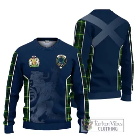 Arthur Modern Tartan Ugly Sweater with Family Crest and Lion Rampant Vibes Sport Style