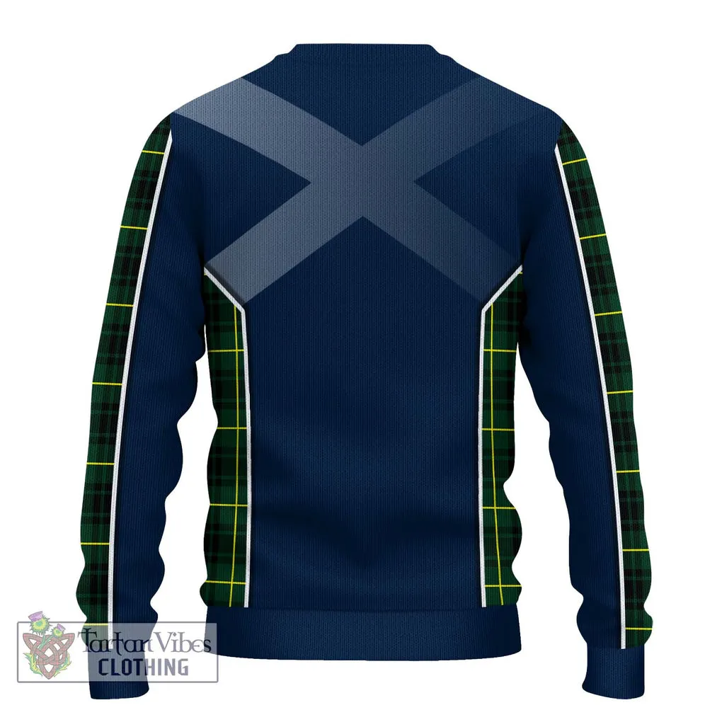 Arthur Modern Tartan Ugly Sweater with Family Crest and Lion Rampant Vibes Sport Style