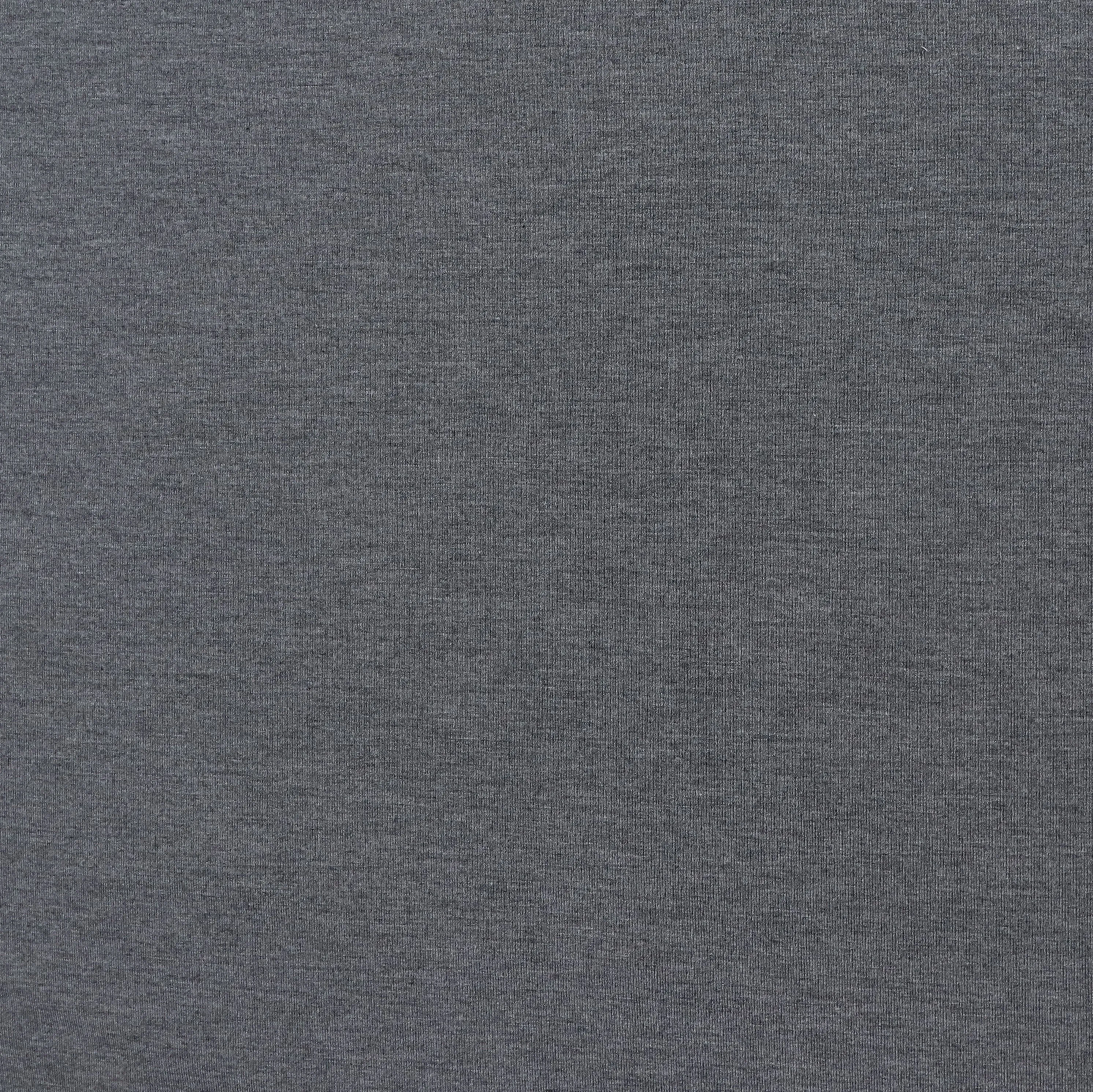 Bamboo Jersey - Marled Dark Grey