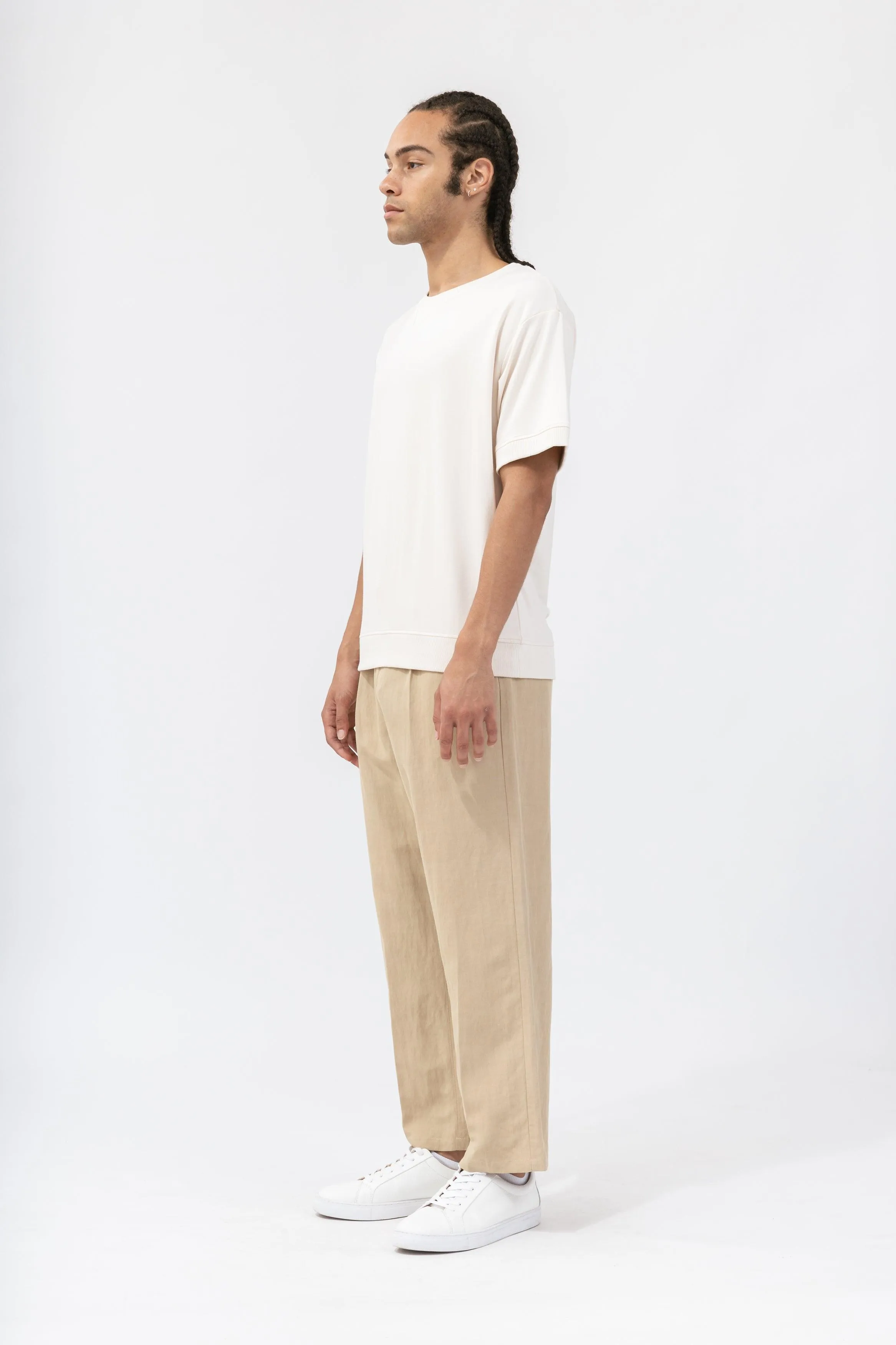 Bamboo Relaxed-Fit Linen Pants