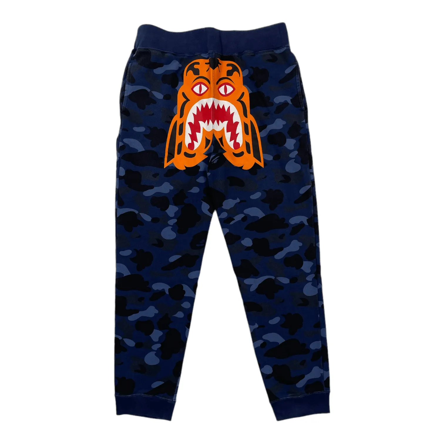 BAPE Color Camo Tiger Sweatpants Blue Pre-Owned