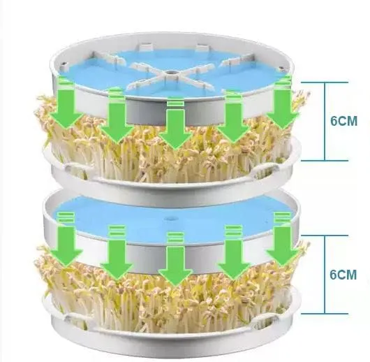 Bear Bean Sprouts Machine DYJ-S6365, Fully Automatic Double-layer Design