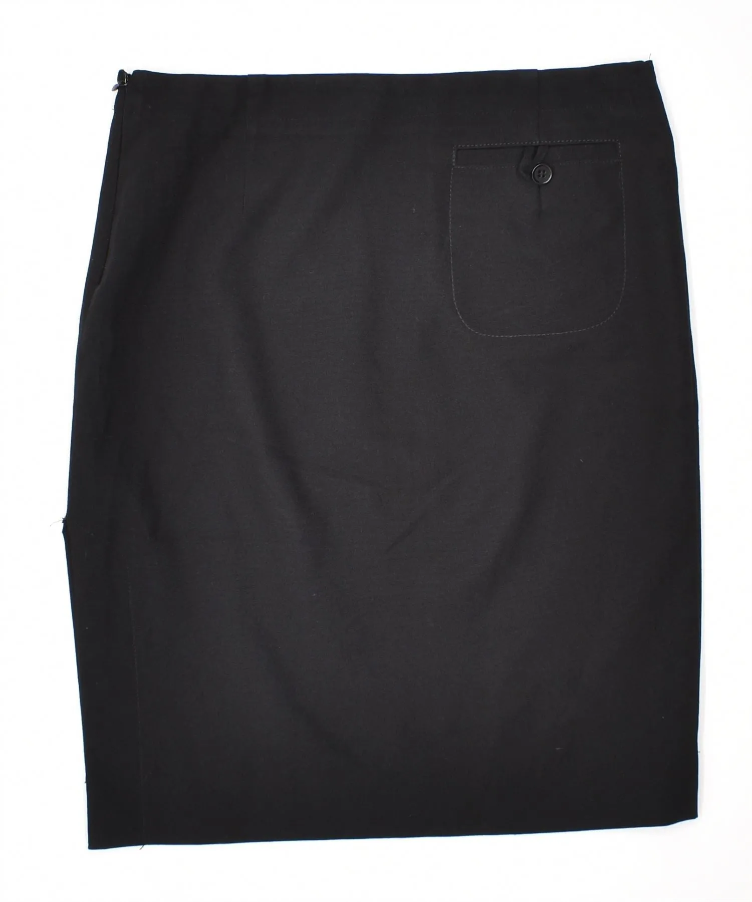 BENETTON Womens Pencil Skirt IT 42 Medium W29 Black Polyester