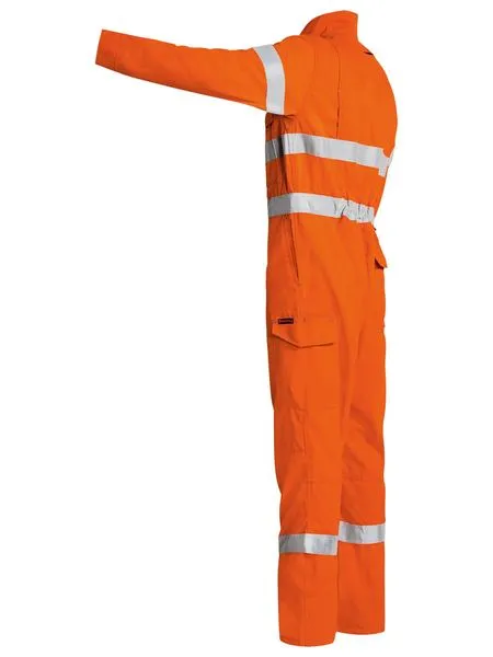 Bisley Tencate Tecasafe Plus 700 Taped Hi Vis FR Vented Coverall (BC8085T)