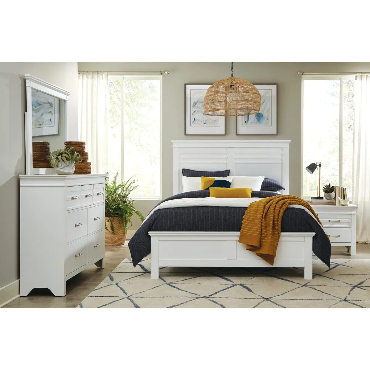 Blaire Farm White Night Stand