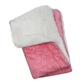 Blush of Love Fleece/Ultra-Plush Blanket