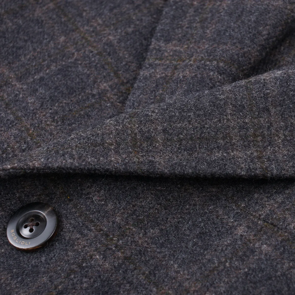 Boglioli Soft Brushed Wool Overcoat