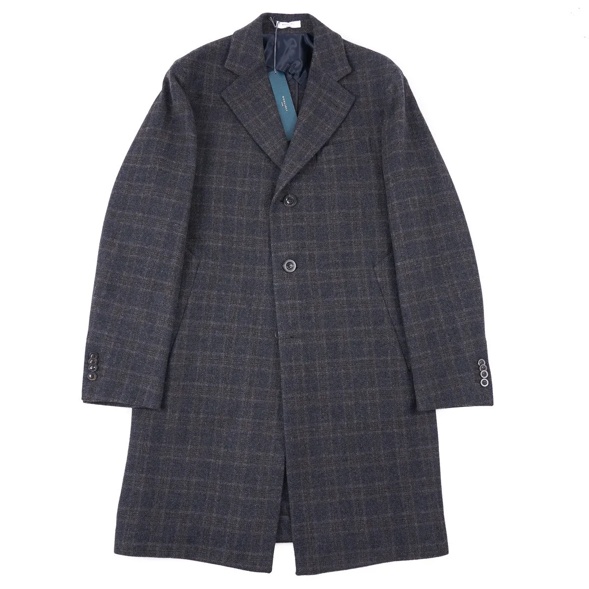 Boglioli Soft Brushed Wool Overcoat