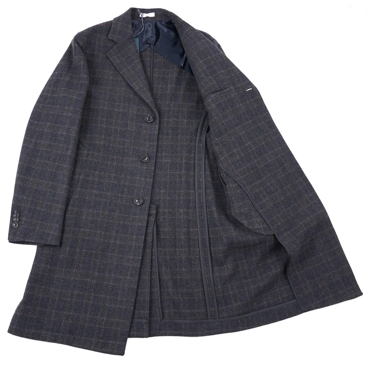 Boglioli Soft Brushed Wool Overcoat