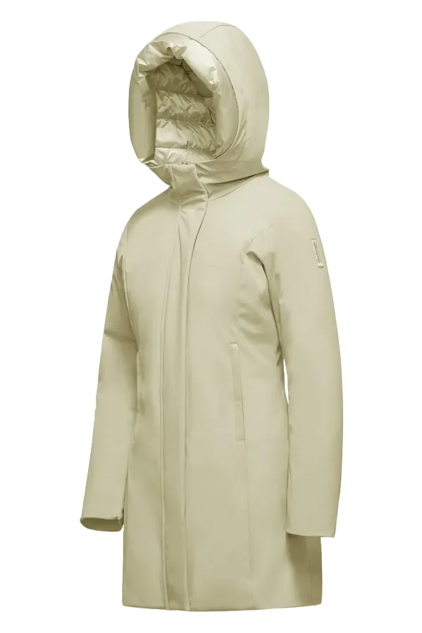 Bomboogie Giacca Parka con cappuccio da donna CW7144TNSR3 105 beige chiaro