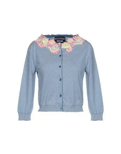 Boutique Moschino Women Cardigan Blue 4 UK