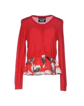 Boutique Moschino Women Cardigan Red 6 UK