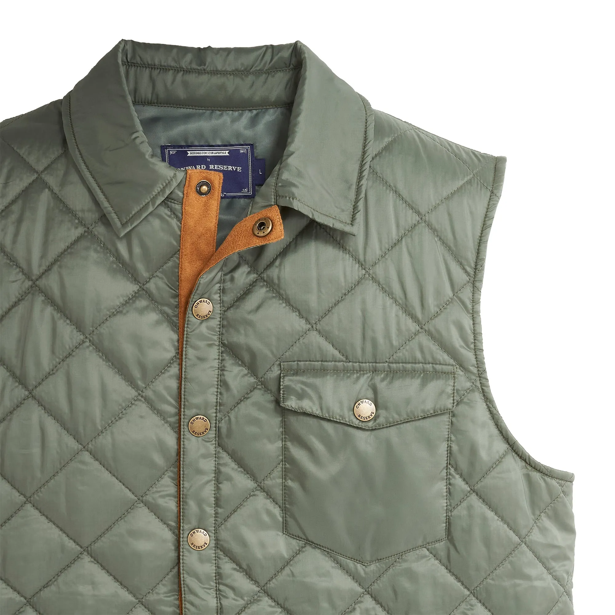 Braswell Vest - Thyme