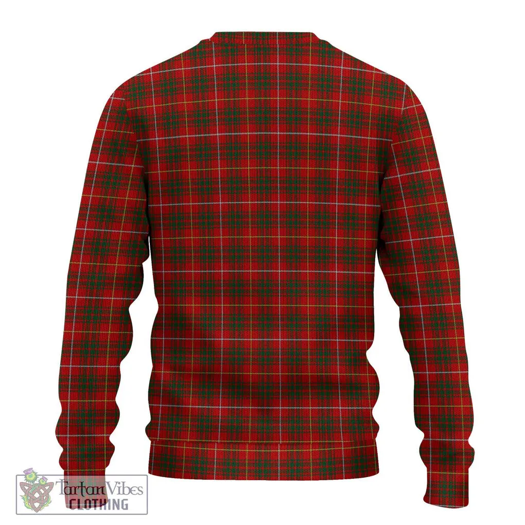 Bruce Tartan Ugly Sweater with Family Crest DNA In Me Style