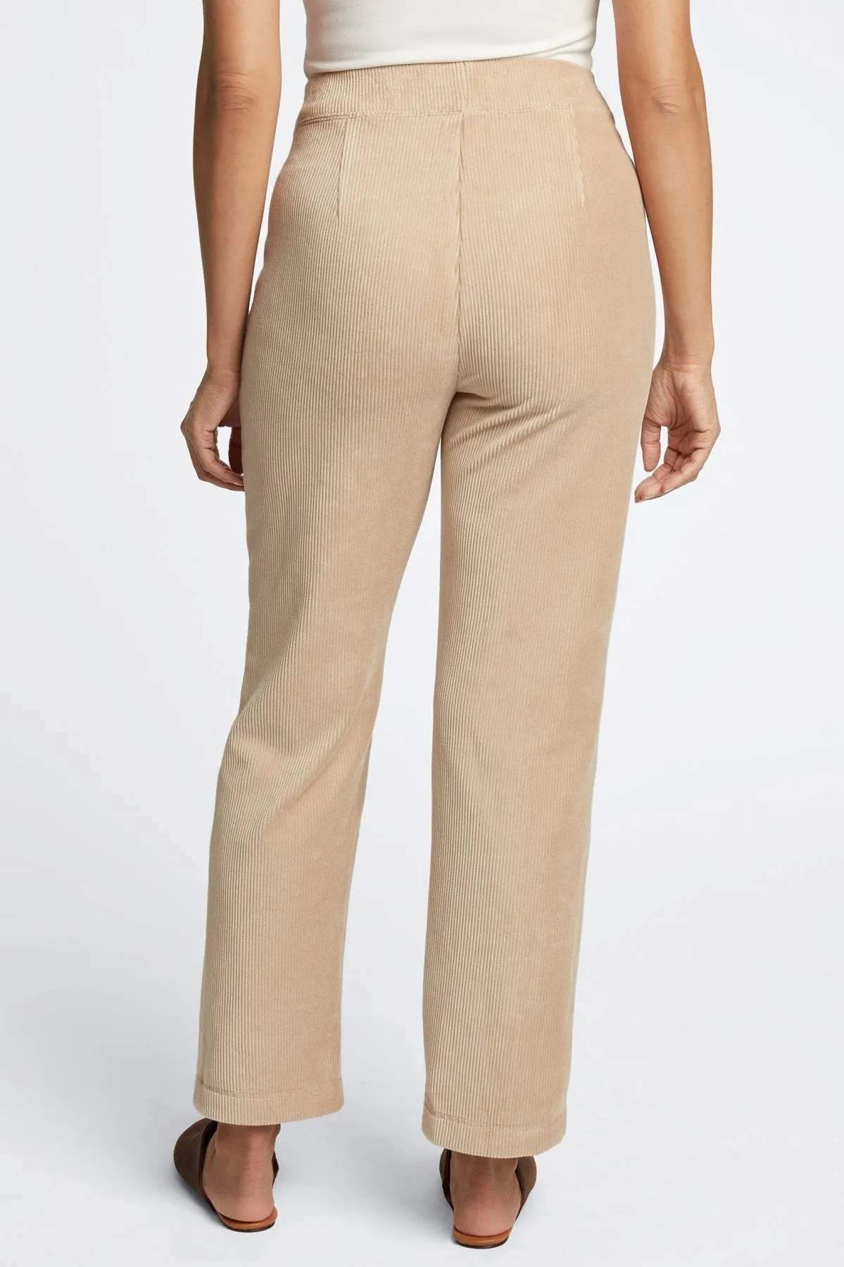 Caden Ankle Length Plush Cord Pant