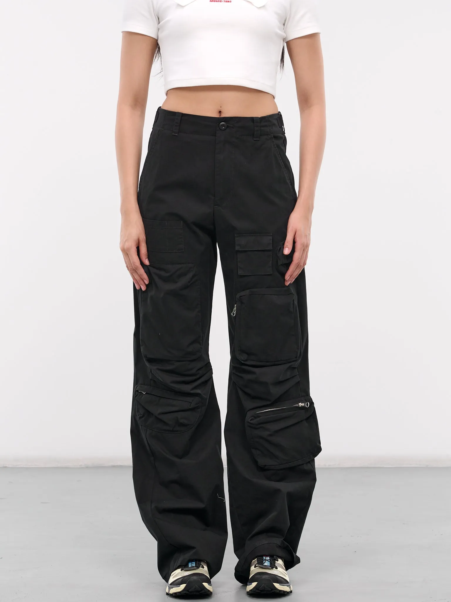 Cargo Pocket Pants (S52KA0504-M35148-900-BLACK)