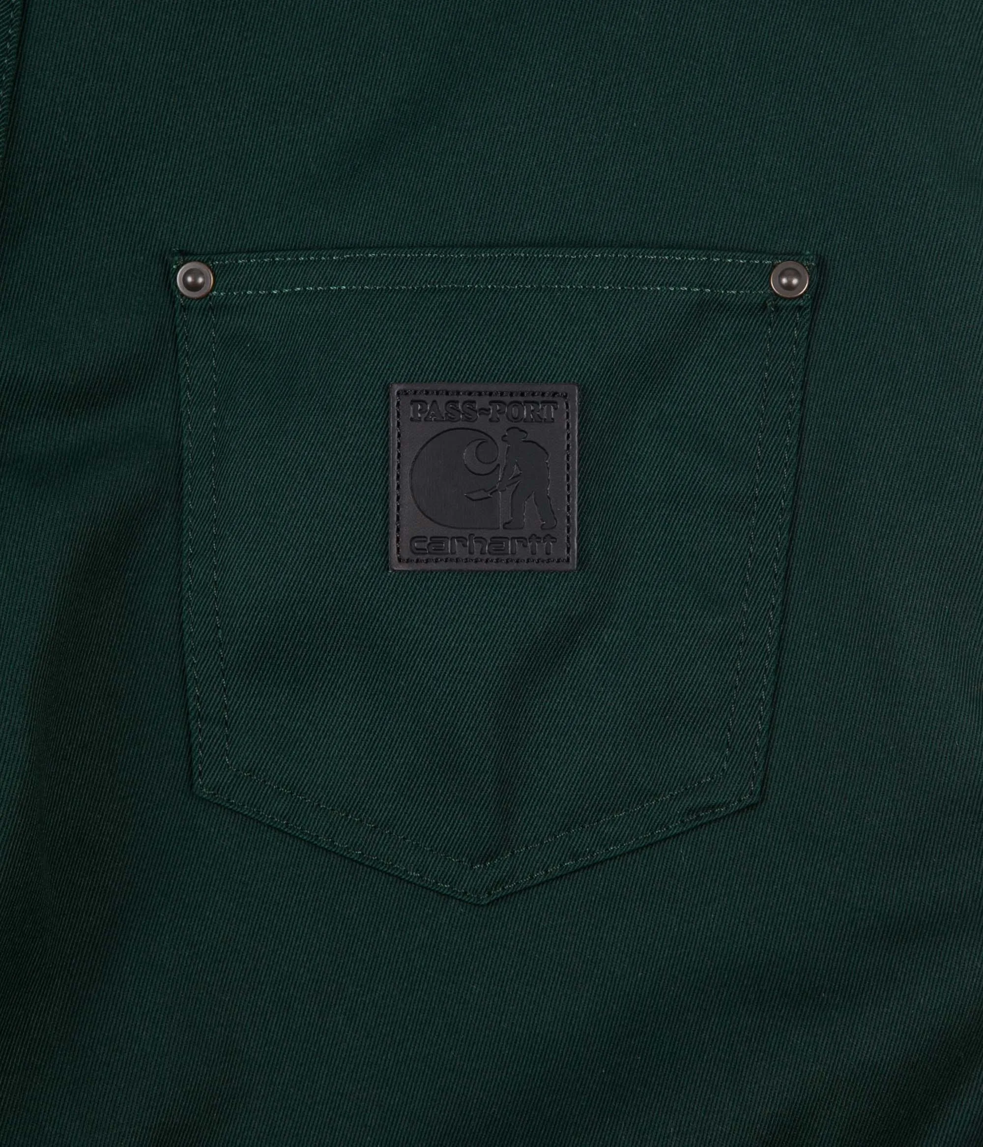 Carhartt x Pass Port Pall Pants - Rinsed Bottle Green