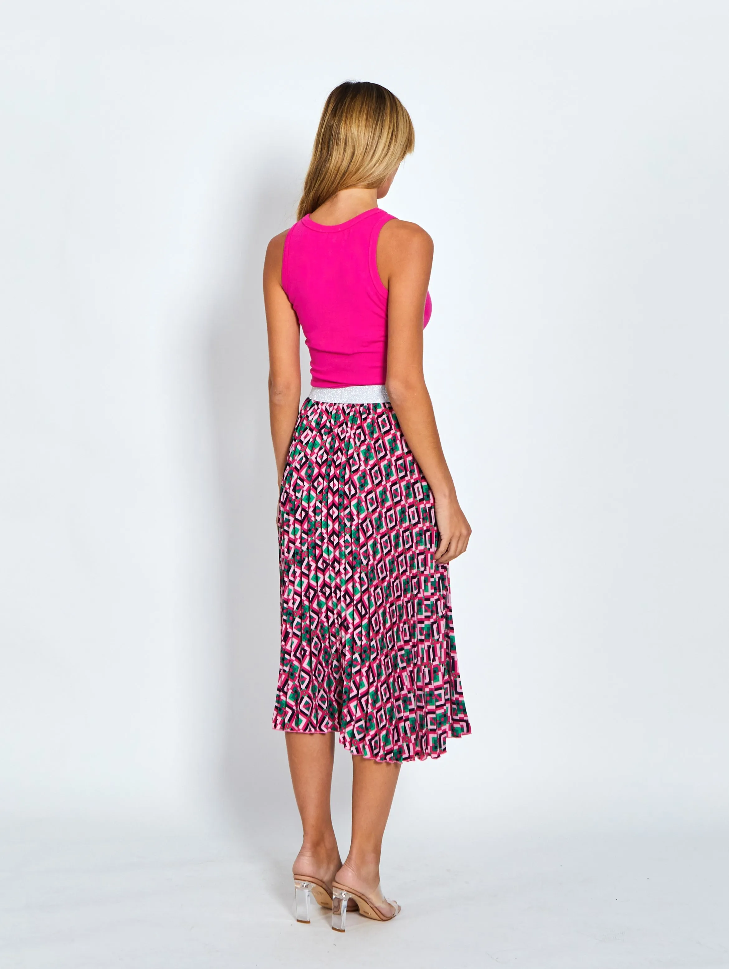 Celine Skirt - Retro Print