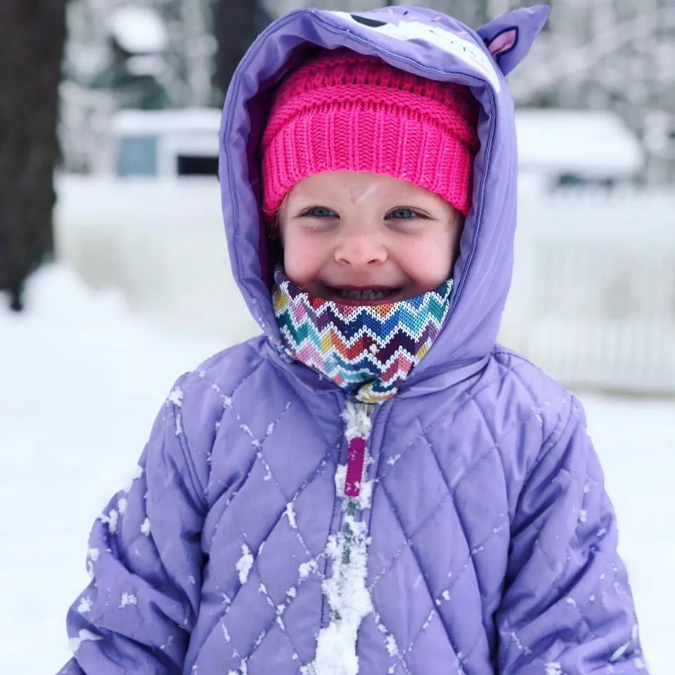 Child's Handmade Neck Warmer Llamas