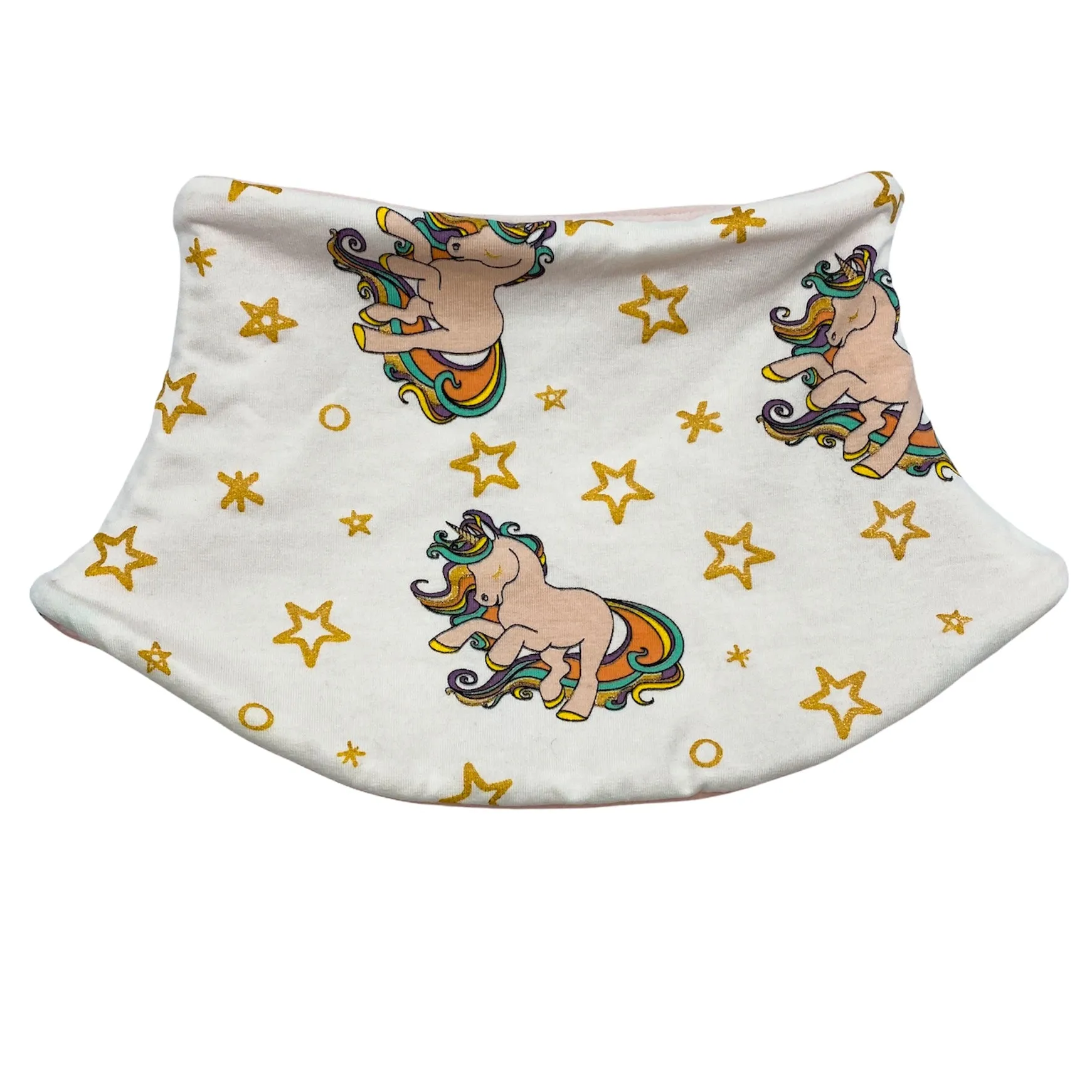 Child's Handmade Neck Warmer Sparkly Unicorns