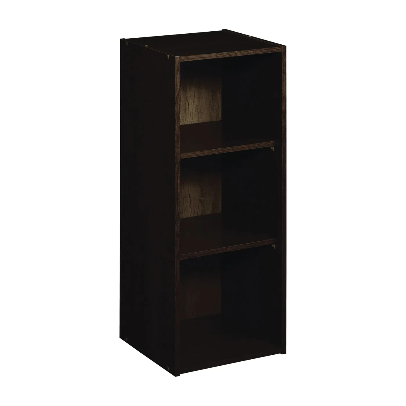 ClosetMaid 8985 Storage Organizer, 12-1/8 in OAW, 31-1/2 in OAH, 3-Cube, Wood, Espresso