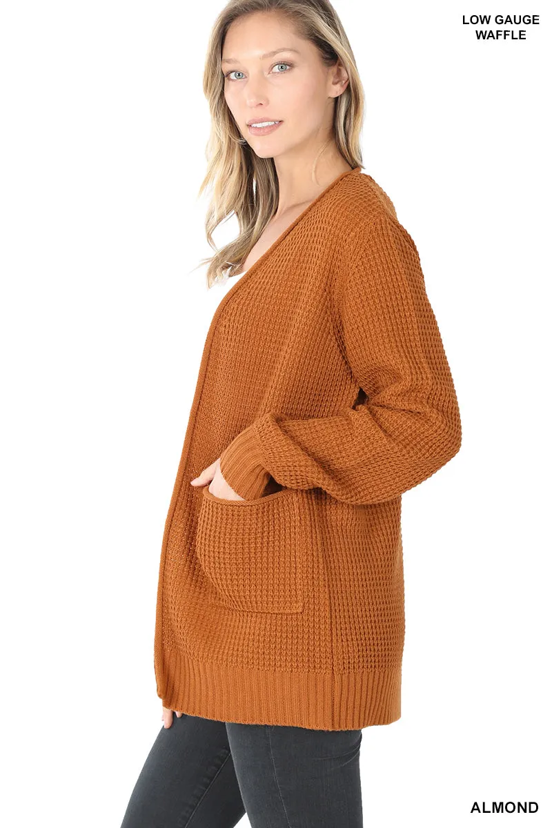 Comfy Waffle Cardigan Reg. & Plus