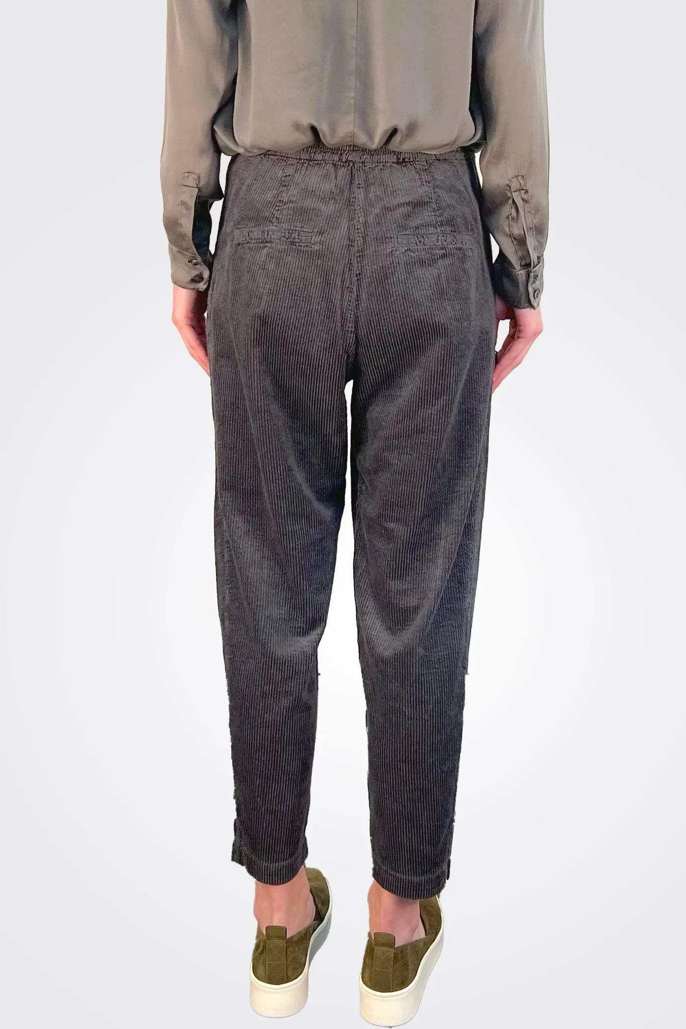 Corduroy Trousers - Grey