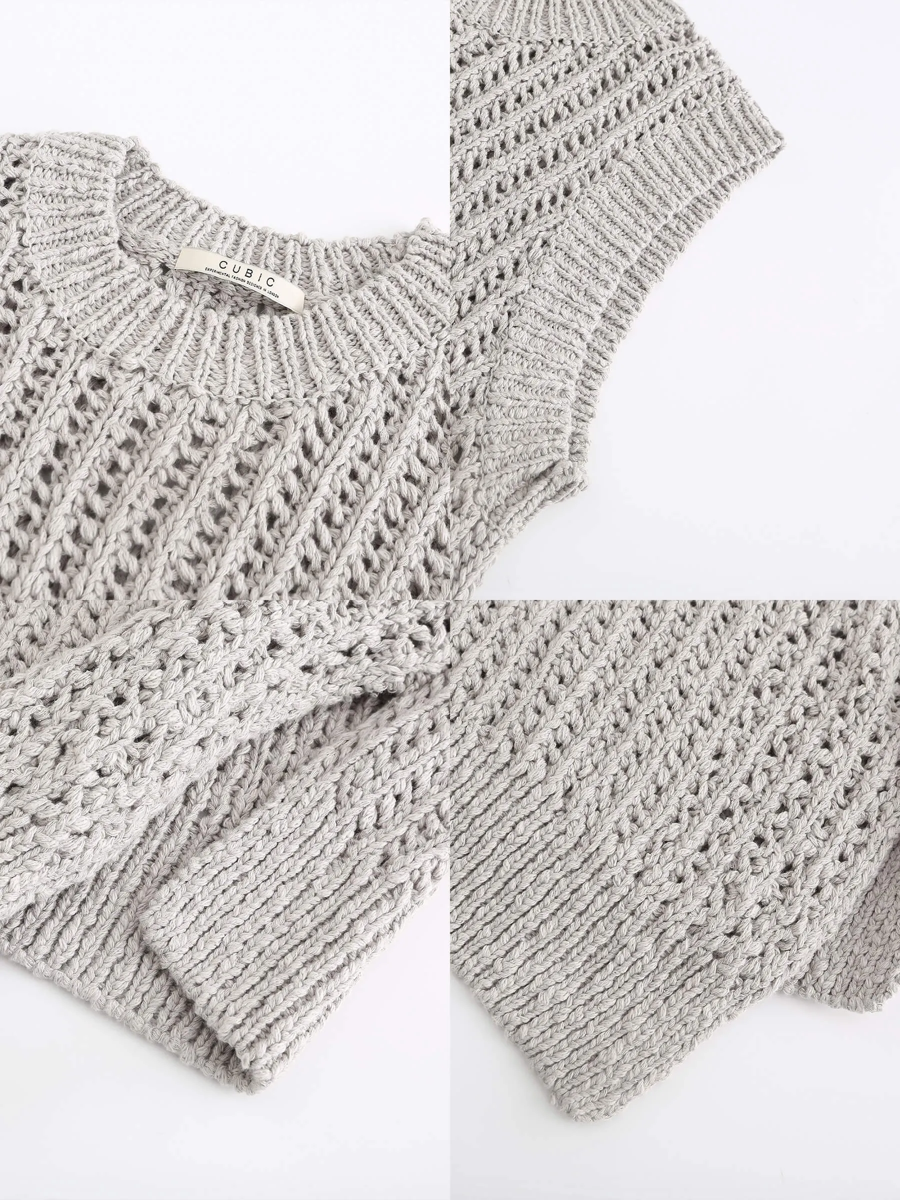 Cropped Asymmetric Knit Vest