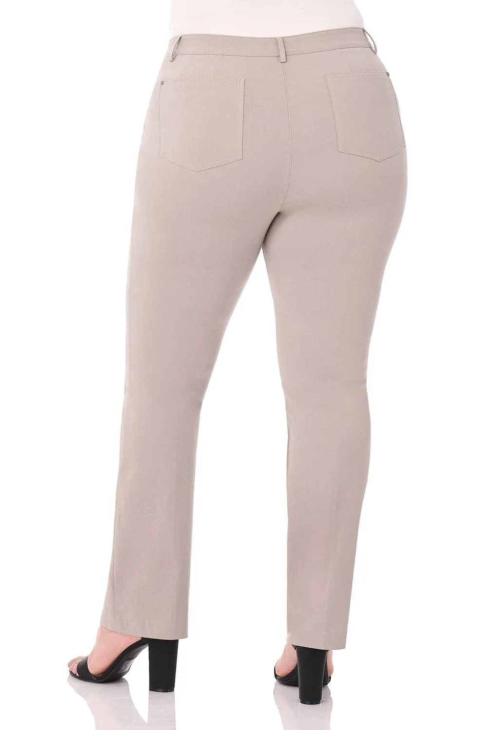 Curvy Tummy Control Pants with 5 Pockets