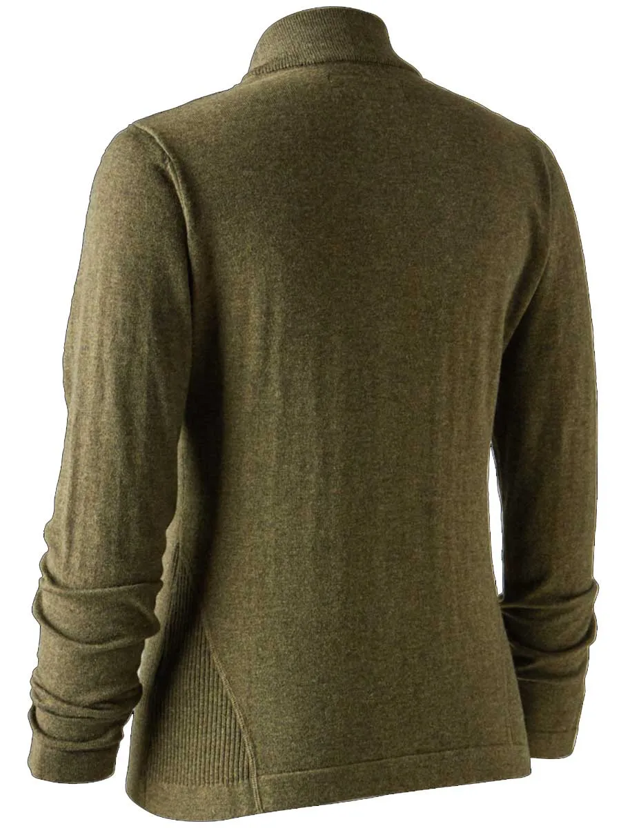 DEERHUNTER Lady Darlington Knit Cardigan - Cypress