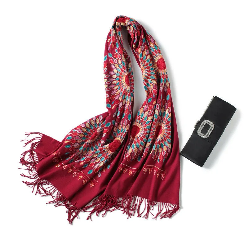 Desert travel sunscreen silk scarf