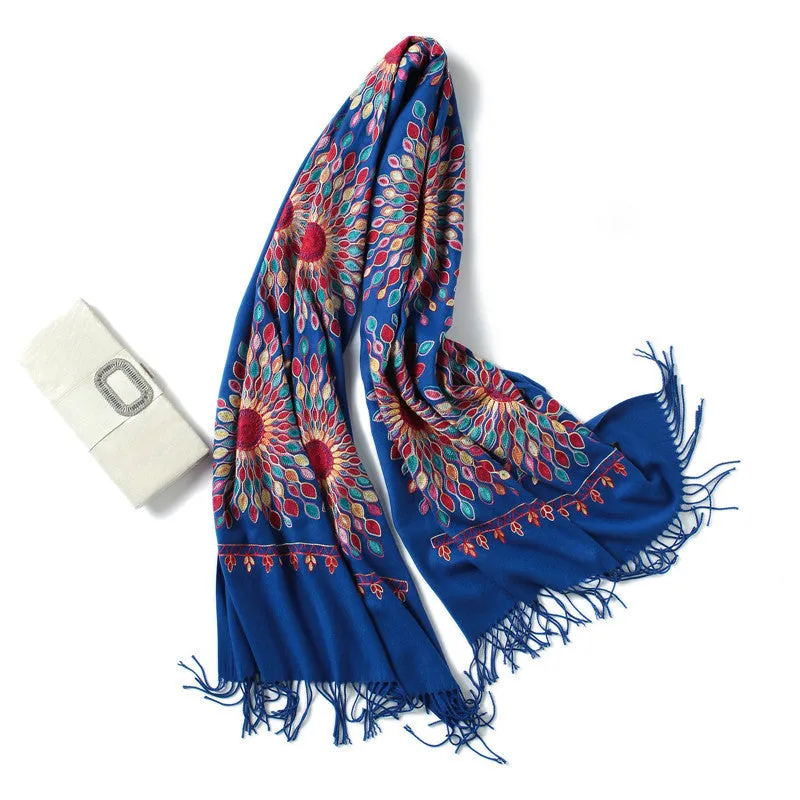 Desert travel sunscreen silk scarf