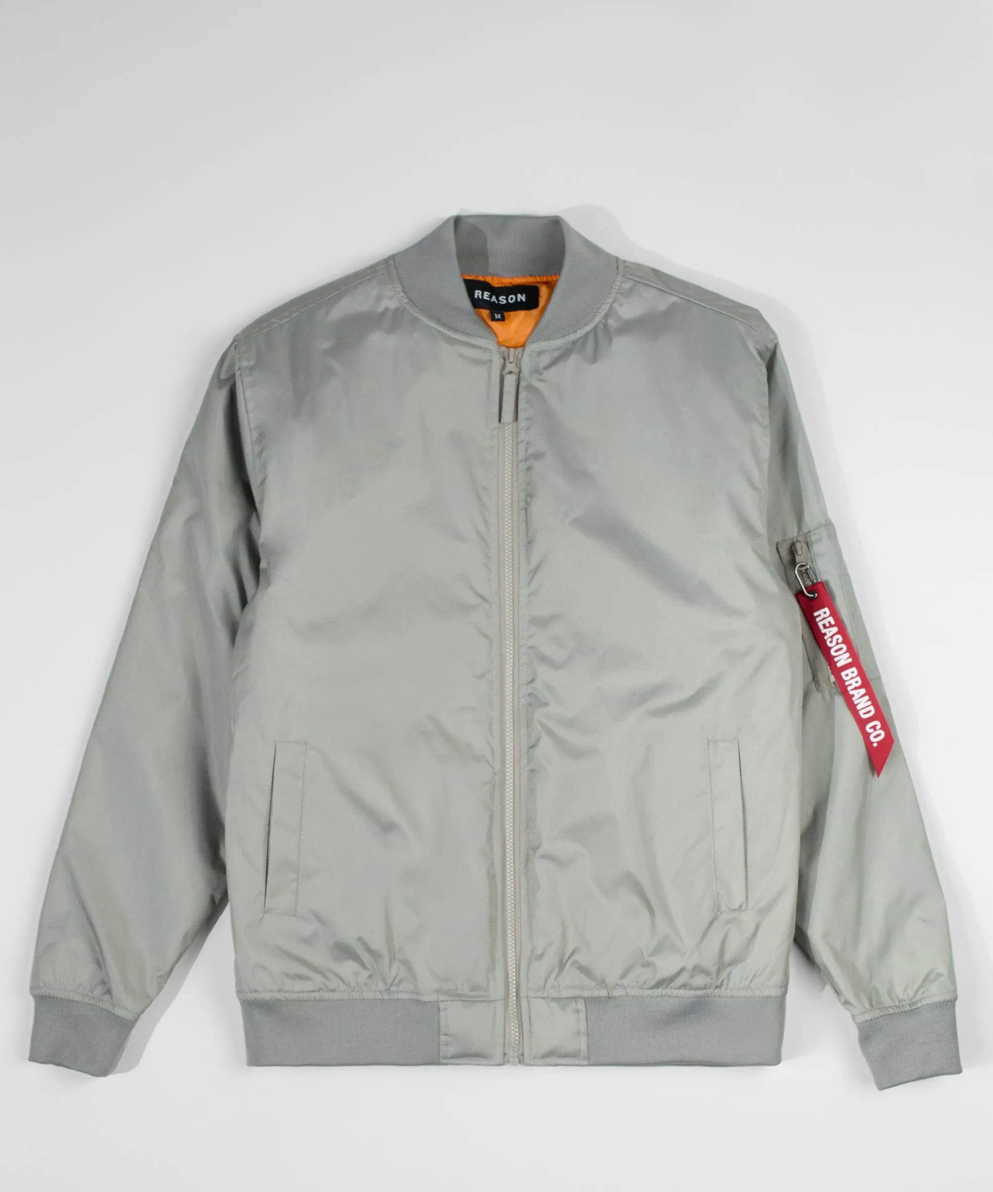 Destroyer Nylon Bomber Jacket - Grey