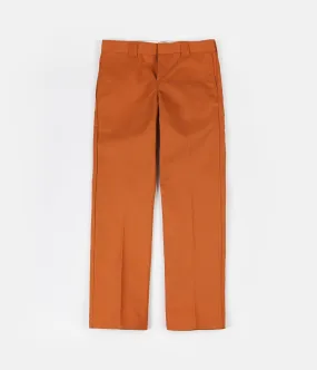 Dickies 873 Slim Straight Work Pants - Rust