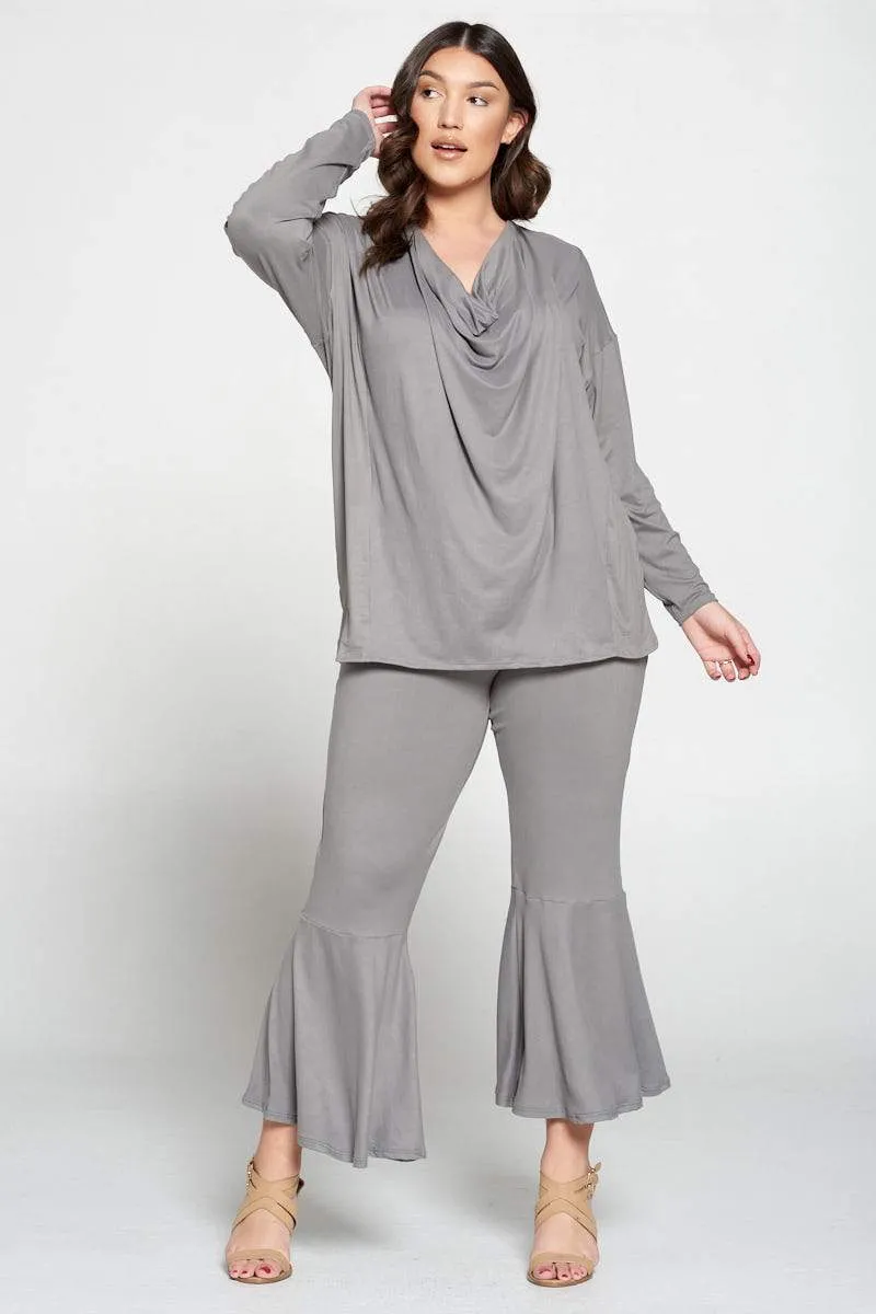 Draped Loungewear Set