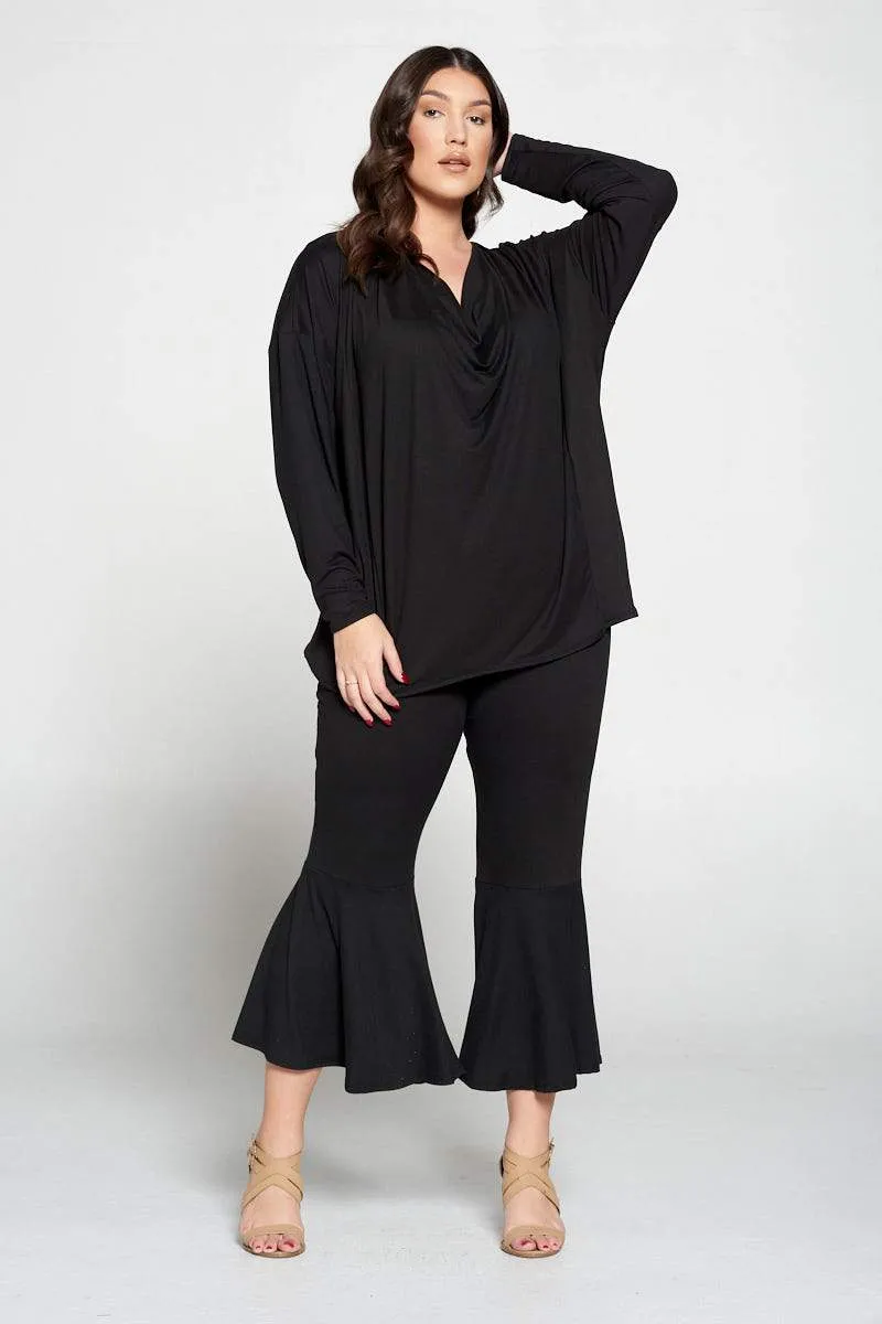 Draped Loungewear Set