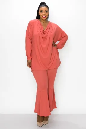 Draped Loungewear Set