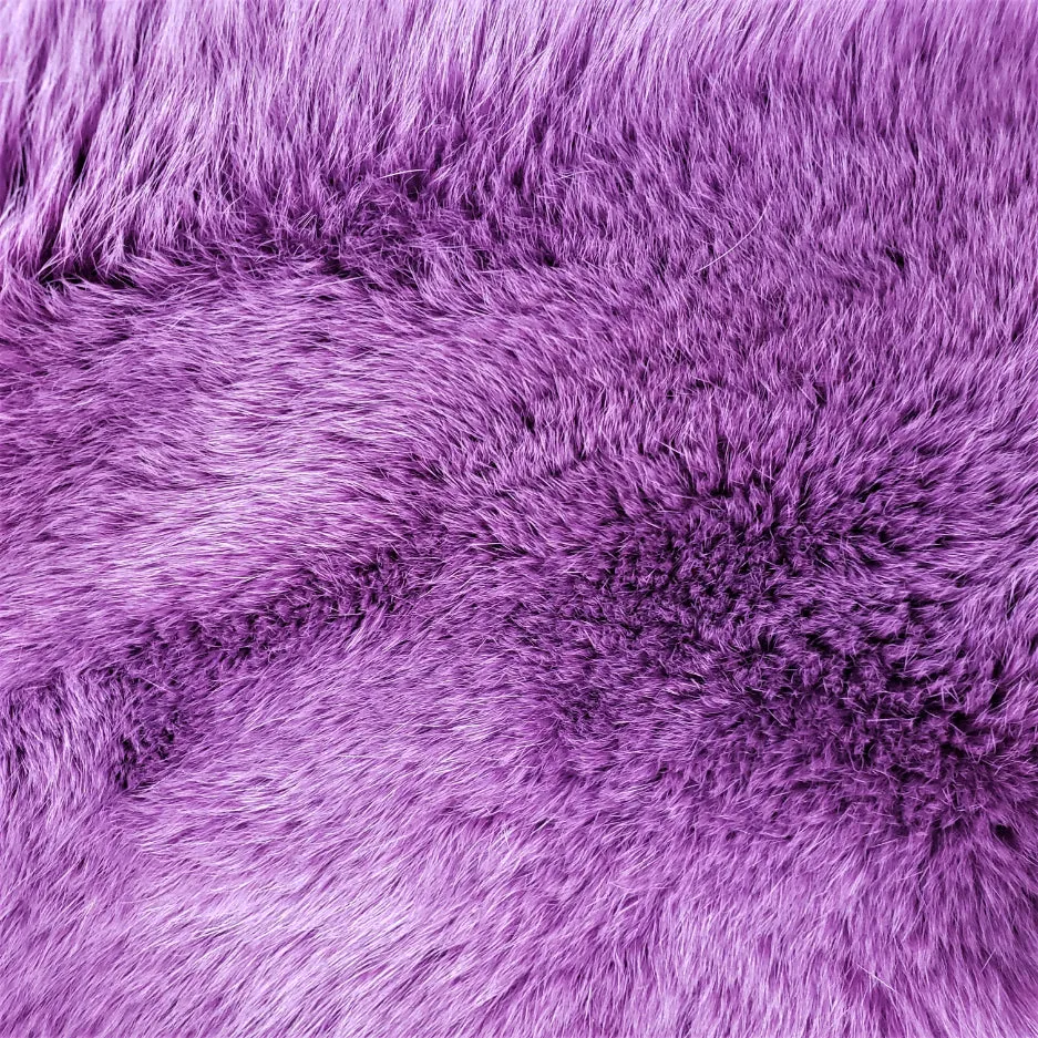 Dyed Shadow Fox Fur - Iris Purple